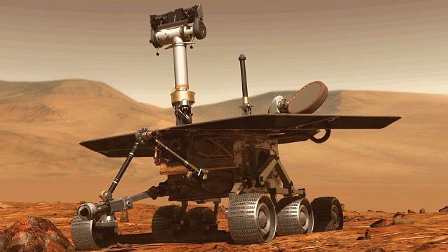 robot in mars